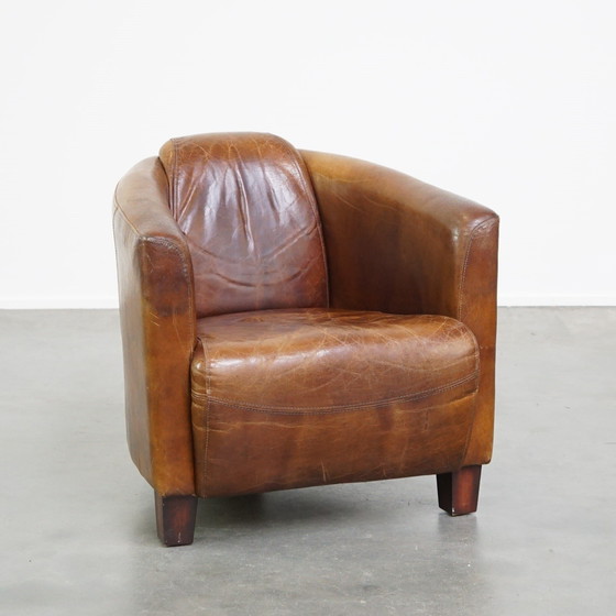 Image 1 of Beef Leather Aviator Armchair/ Armchair