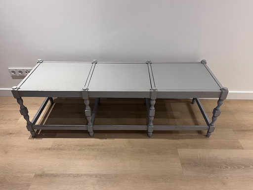 Flamant dining room bench – classic design, can be reupholstered