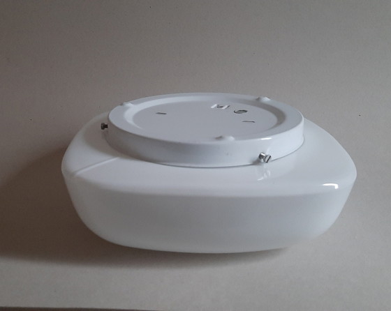Image 1 of 2 lampade da soffitto in vetro opalino "Bauhaus"