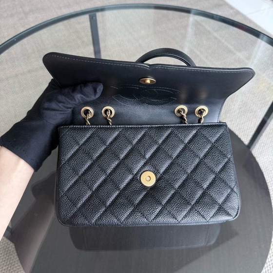 Image 1 of Chanel Filigree CC Small - Caviar Quilted Black Gold Hardware