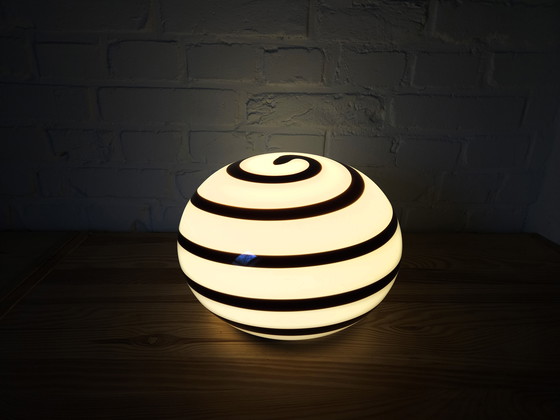 Image 1 of Ilu Di Vetro Glass Zebra Table Lamp