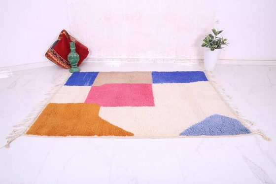 Tapis Berbère Traditionnel Tissé À La Main Artisanale Taille 2/3 M – Ahrend, Wool (photo 7 of 8)