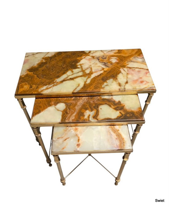 Image 1 of 2295 Hollywood Regency Mimiset-Marmorplatten, schwarz