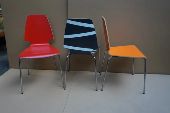 Set di tre sedie vintage – Sedie da pranzo, Wood (photo 4 of 6)