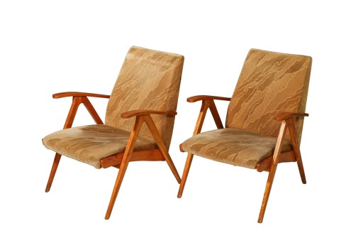 Paire de fauteuils tchécoslovaques, années 1960