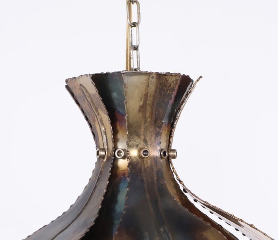 Image 1 of Holm Sorensen brass pendant lamp, 1960s