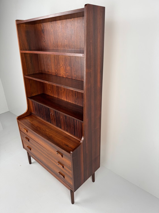 Sekretär-Bücherschrank mit integriertem Schreibtisch, Johannes Sorth, Dänemark, 1966 – Nexø Møbelfabrik (photo 6 of 15)