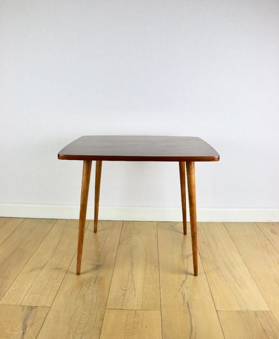 Image 1 of Polnischer Couchtisch/Konsolentisch, 1970er Jahre, mittelgroß, quadratisch