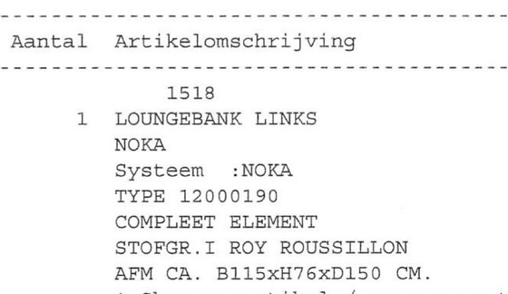 Image 1 of Similar a Sofá modular Roset Noka tela Roy Roussilon