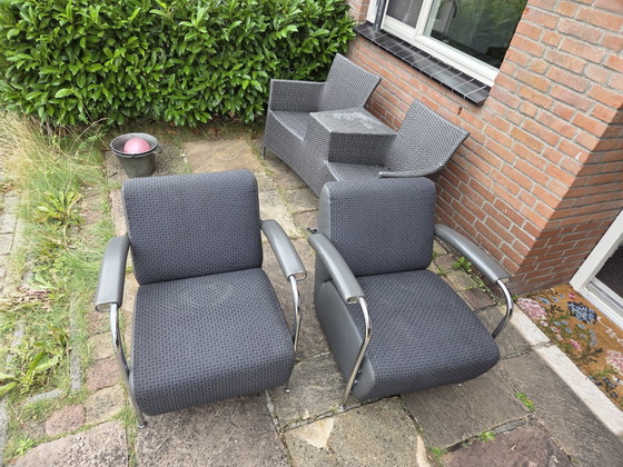 2x Leolux Scylla – Sessel, Leather, Metal (photo 6 of 8)