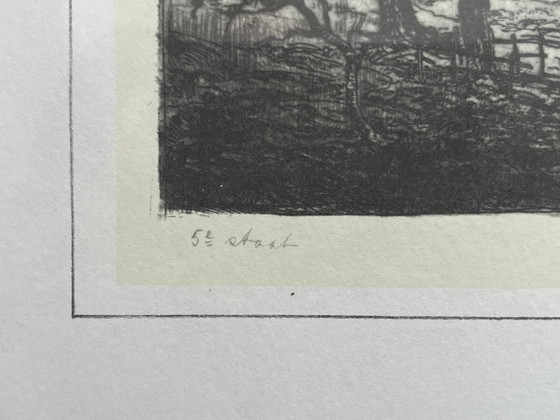 Image 1 of 4 etchings by Dirk Baksteen – signed and numbered