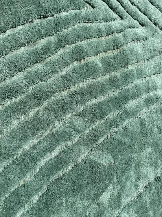 Grande tappeto marocchino Mrirt verde smeraldo 300x300 cm – di alta gamma – Tappeti, Lana, Cotone (photo 6 of 10)