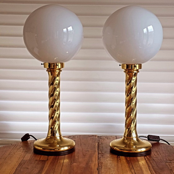 Image 1 of Coppia di lampade da tavolo Roho Leuchten