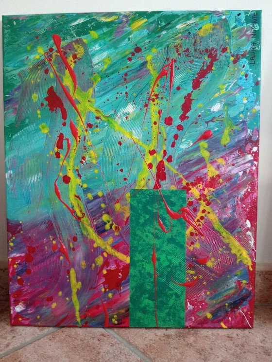 Image 1 of abstract triptych