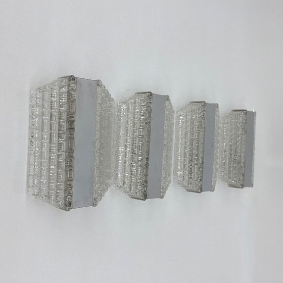 Image 1 of Juego de 4 apliques / candelabros kaiser Leuchter , años 70 Alemania