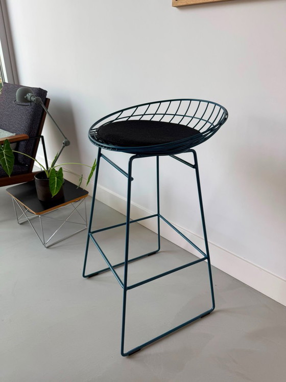 Tabouret de bar en fil métallique Pastoe For Cees Braakman – Metal (photo 2 of 7)