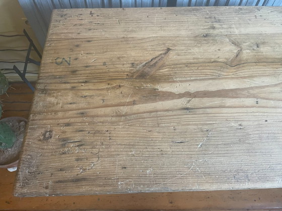 Image 1 of Tavolo pieghevole, tavolo da mercato, tavolino laterale, stile vintage francese