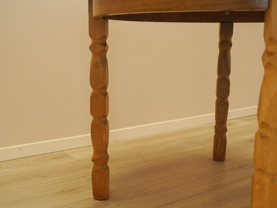 Image 1 of Round oak table, Danish design, 1960s, designer: Henning Kjærnulf