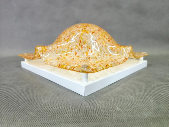 Image 1 of Paire d'appliques murales en verre de Murano, conçues par Toni Zuccheri pour Mazzega, années 1970