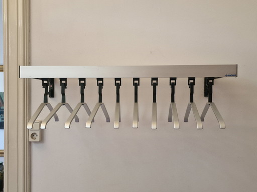 Overtoom coat rack, heavy quality, 10 hangers