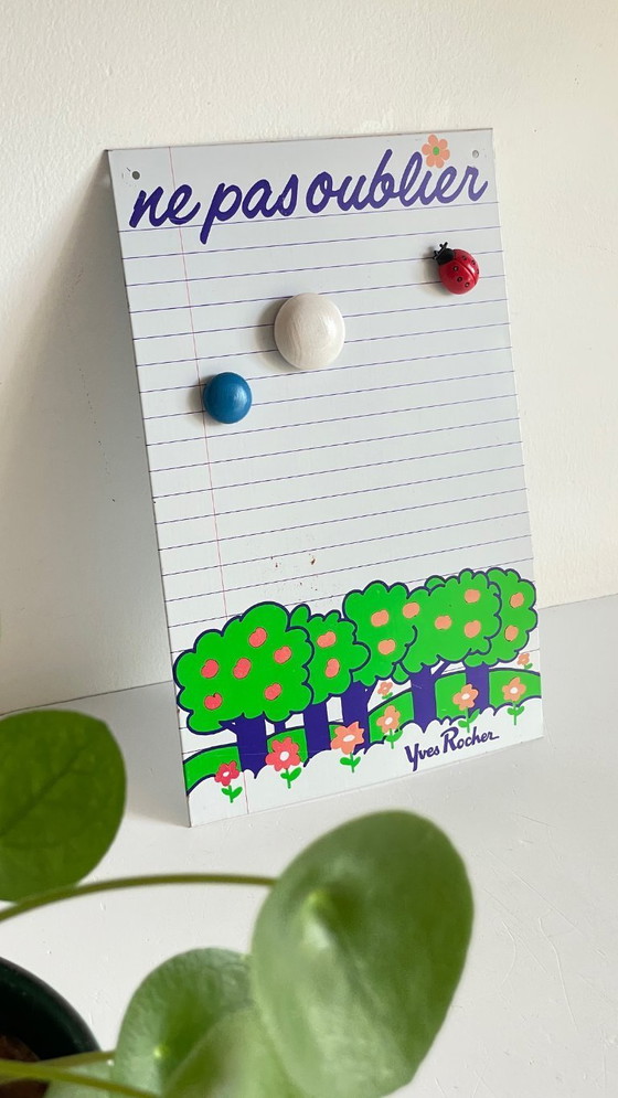 Image 1 of Yves Rocher Vintage Metalen Herinneringsblok