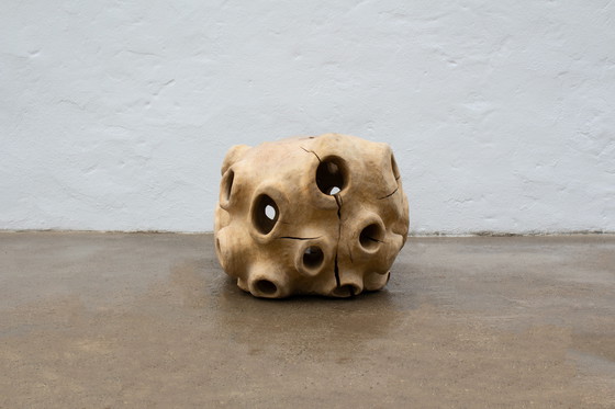 Image 1 of Sculptural Oak Bench