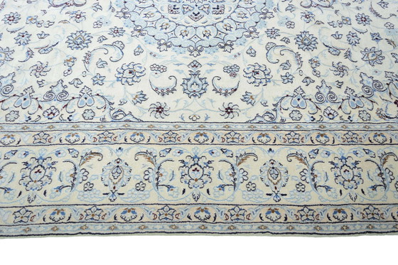 Image 1 of Handgeknoopte Nain 9La met zijde - 348 x 243 cm