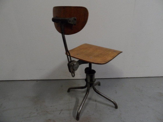 Image 1 of Chaise de bureau vintage 1950's