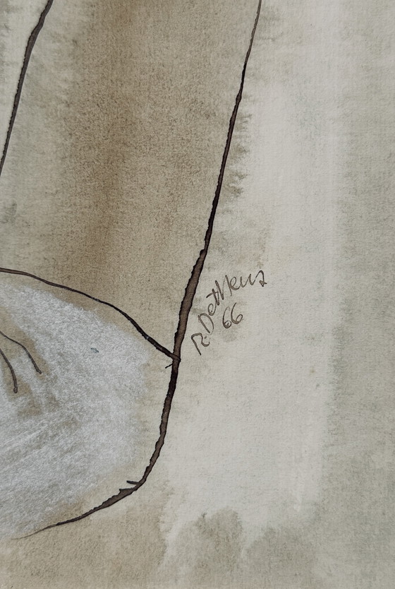 Image 1 of Precioso cuadro de Robert Detheux de 1966