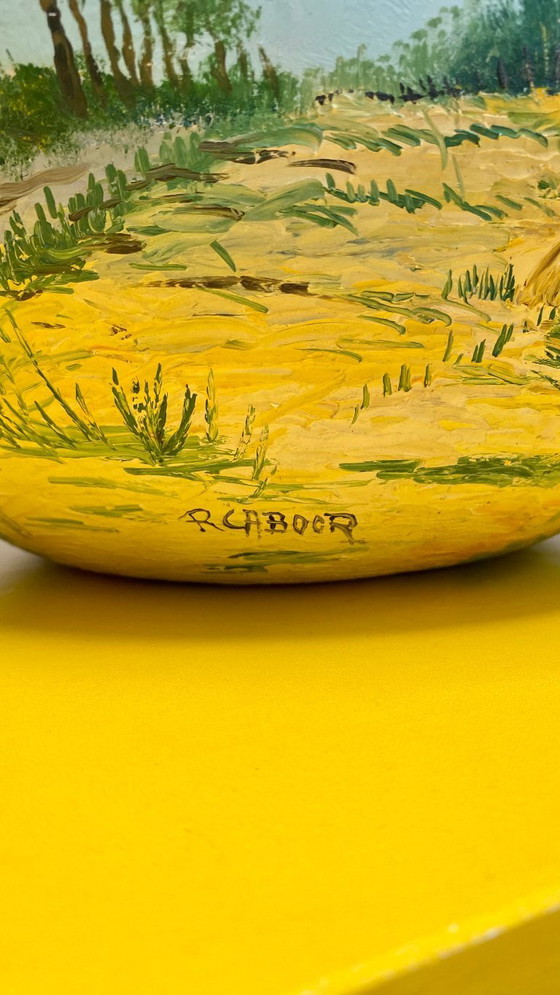 Image 1 of Hübsche Lady Jeanne Vase mit Malerei R.Caboor