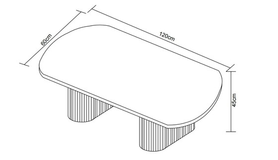 Image 1 of Tavolino ROXY – Piano in ceramica grigio Shakespeare e base in metallo effetto travertino