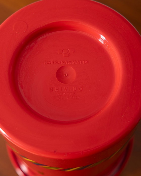 Portabottiglie termico vintage Carrara Matta di Roberta Di Camerino, anni '80 – Bicchieri e caraffe, Plastic (photo 6 of 7)