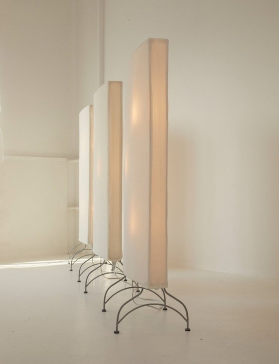 Image 1 of Lámpara de pie Dunker de Ikea, pantalla luminosa de diseño Hagberg, alrededor de 2005