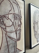Duo de grands tableaux – Intérieur design – Digne d'un musée