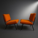 2 poltrone Florence Knoll per Knoll International