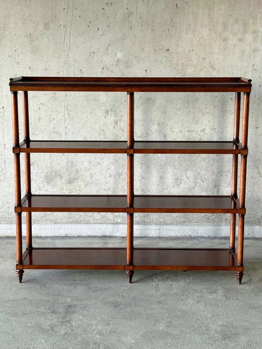 Mahogany wooden wall cabinet / room divider