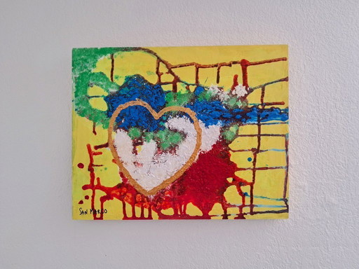 Enzo SAN MARCO - Heart of the city - Tableau d'artiste