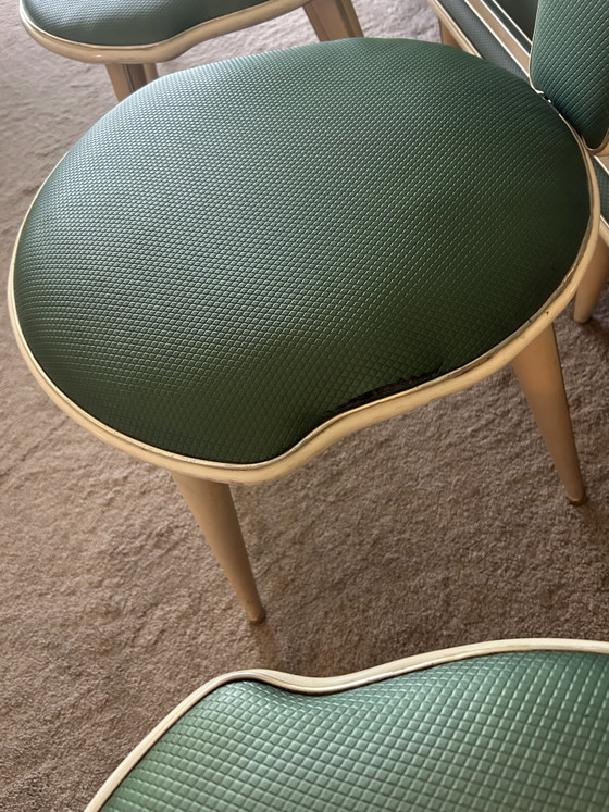 Juego de comedor de Umberto Mascagni, década de 1950. – Conjuntos de comedor, Glass, Metal (photo 8 of 13)