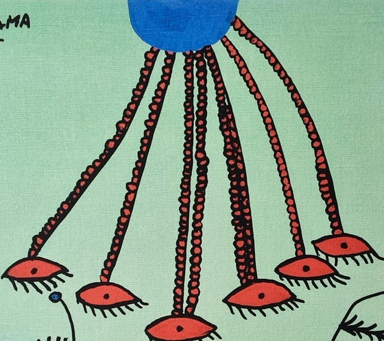 Image 1 of After Yayoi Kusama, Reflecting..., Lithograph, 1990s