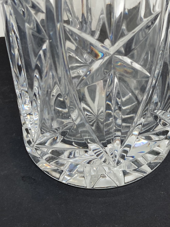 Image 1 of Elegance vintage hand-cut crystal vase 70/80’s