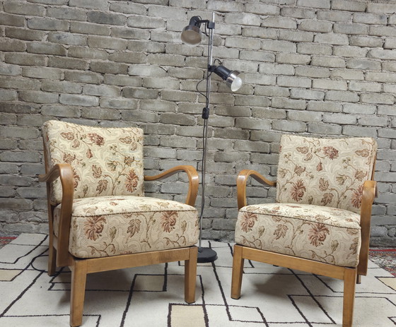 Image 1 of Paire de fauteuils vintage scandinaves années 60-70'