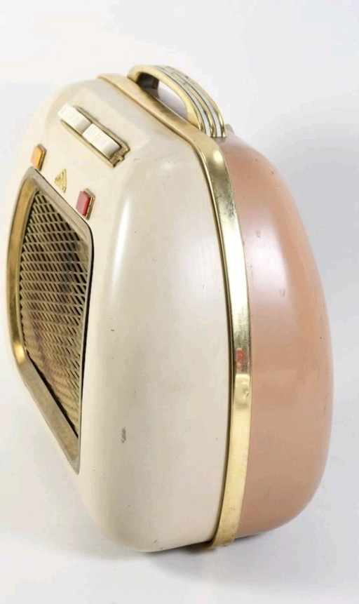 Vintage Ismet Ventilator nr. 9364 draagbaar ua plaatijzer