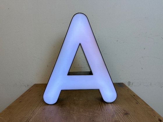 Image 1 of Vintage Illuminated  Letter A , 1970s