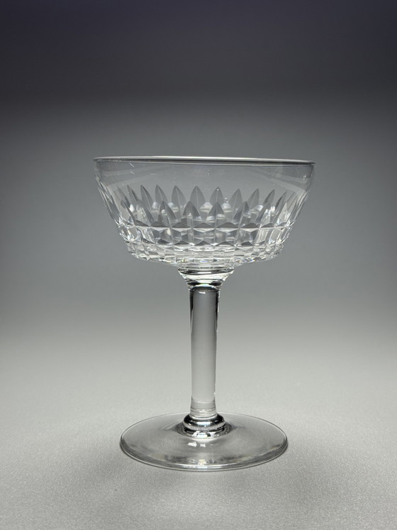 Image 1 of Set van 6 kristallen champagne-/cocktailcoupes – Service Mery Val Saint Lambert · Art Deco