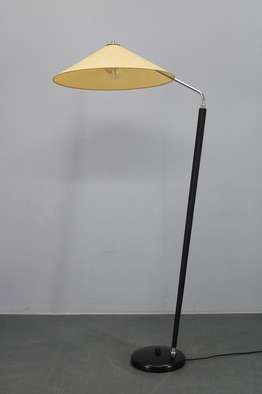 1960s Midcentury Floor Lamp "Japanese Style" by Zukov, Czechoslovakia