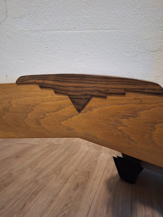 Image 1 of Vintage art deco spiegel 1930 Amsterdamse school 