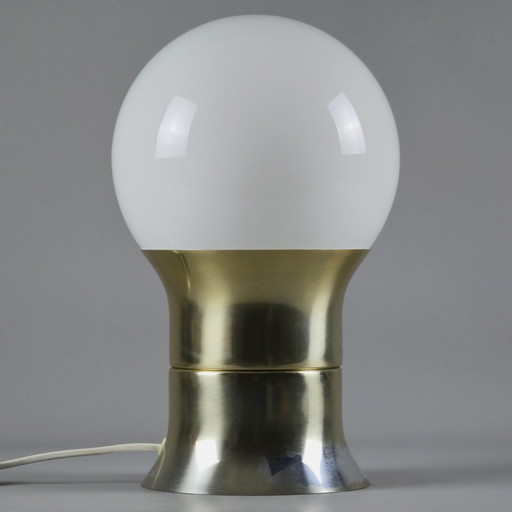 1971 Space-Age HEMI Klot 2 Table Lamp By Lennart Centervall Made For IKEA — Vintage Nordic Table Lamp.