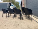 6 chaises Costes Driade noires originales Philippe Starck