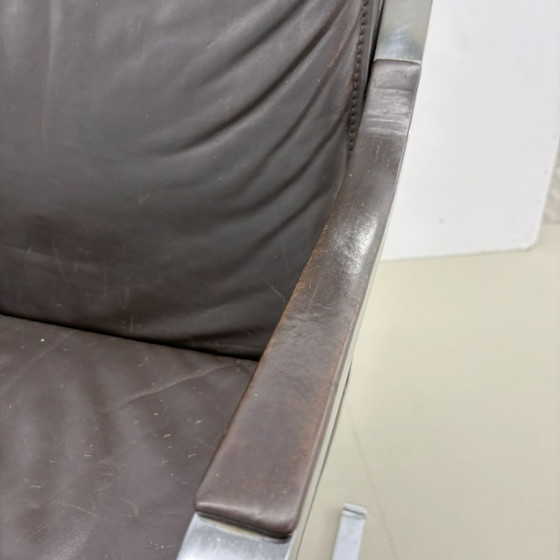 Image 1 of Knoll Art Collection leather chair by Rudolf B. Glatzel, 1970