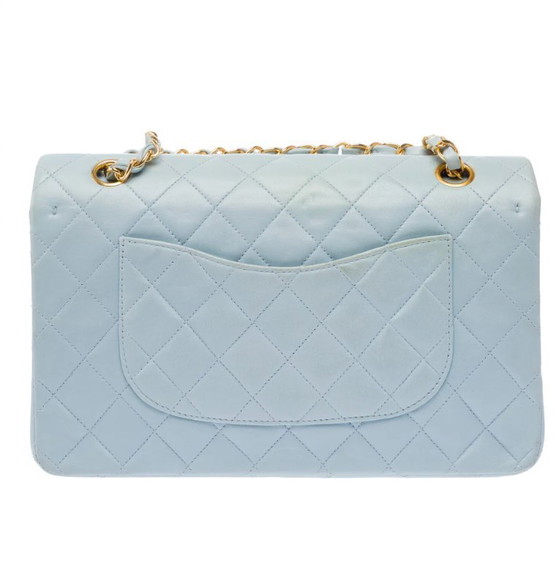 Image 1 of Borsa CHANEL Timeless/Classique in Cuir Bleu - 103407